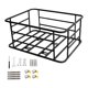 thumbnail image 5 of Cesta para bicicleta, soporte trasero de hierro desmontable para cuadro de bicicleta, portaequipajes de gran capacidad. M, 5 of 8