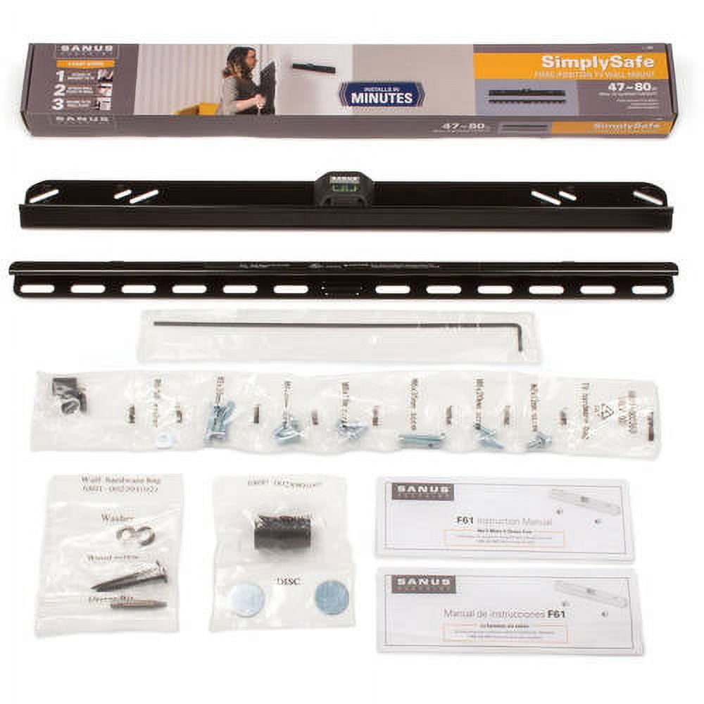 SANUS VuePoint SimplySafe TV Wall Mount For 47"-80" TVs