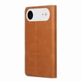 thumbnail image 4 of Étui Portefeuille pour iPhone Air avec Fentes pour Cartes et Support - Étui de Protection à Rabat Brun, 4 of 5