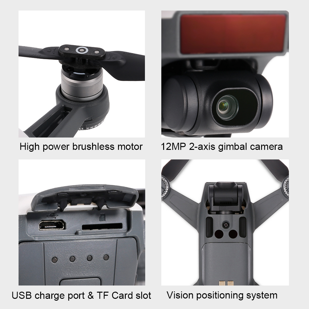 DJI Spark 12MP 1080P Wifi FPV Quadcopter Aerial Photography Selfie