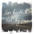 thumbnail image 3 of Gango Home Decor Contemporary Wild Wishes I With God & II Live by Faith by Laura Marshall (Ready to Hang); Two 12x12in Distressed Framed Prints, 3 of 5