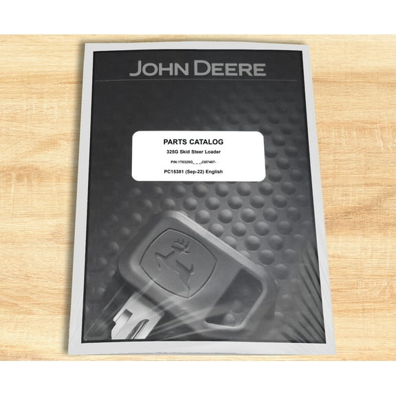 John Deere 325G Skid Steer Parts Catalog - Part Number # PC15381