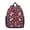Skull and Flower, variant on Moth and Skeleton Gothic Pattern Backpack for School, Cute School Bag with Adjustable Shoulder Straps and Padded Back, 13.8"x11.4"x6"