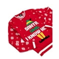 thumbnail image 3 of Elf Mens Red Christmas Jumper, 3 of 7