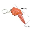 thumbnail image 3 of Fun Realistic Food Keychains Cute Miniature Simulation Sushi Donut Burger Keychain for Women Men Kids Bag Charm Decoration (1pc), 3 of 9