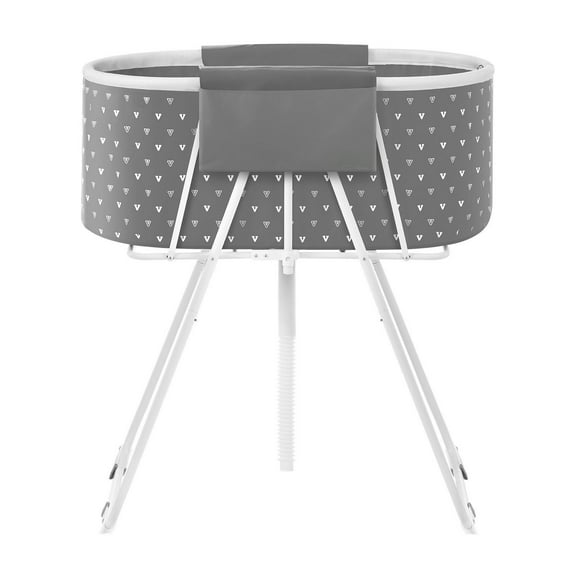 Foldable Dog Bathtub with Adjustable Height - Elevated Grey Pet Shower Station for Indoor/Outdoor Use