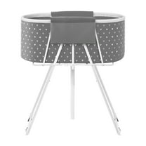 Foldable Dog Bathtub with Adjustable Height - Elevated Grey Pet Shower Station for Indoor/Outdoor Use