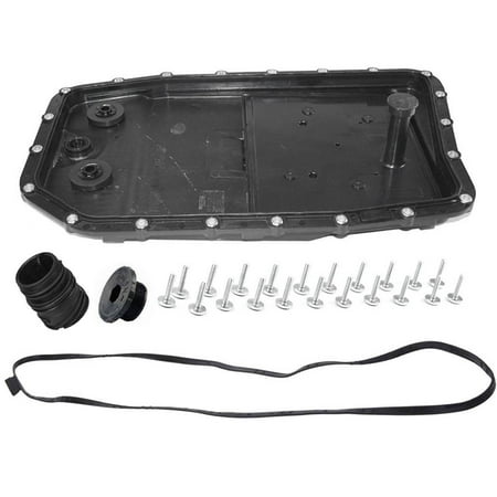 OE # 24117571227+24347588725 6HP26 Auto Transmission Oil Pan w/ Gasket Bolts Kit 2PCS Fits select: 2010-2013 BMW X5 XDRIVE35D 2007-2008 BMW X5 4.8I