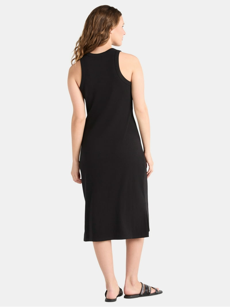 Time and Tru Women's High Neck Tank Dress XS to XXXL