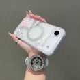 thumbnail image 6 of Magnetic for iPhone 17 Pro Max Case,Compatible with MagSafe, Cute Flower Floral Design iPhone 17 Pro Max Case for Women Girls, Slim Shockproof Soft TPU Bumper Hard PC Back Phone Case,A, 6 of 7