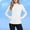 White, variant on BRGZLK Lightweight Sun Shirt for Women Summer Solid Color Full Zip Long Sleeve Stand Neck Sun Protection Slim Athletic Jackets with Pockets and Thumbholes for Outdoor Hiking Blue XL