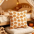 thumbnail image 6 of 20x20 in Halloween Pumpkin Pillow Case Double Sided Print Throw Pillow Covers Soft Polyester Sofa Couch Decorative Pillowcase, 6 of 6