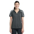 thumbnail image 1 of Polo tricolor de micropique Sport-Tek Sport-Wick 3XL Irn Gry/Blk/Wh, 1 of 1
