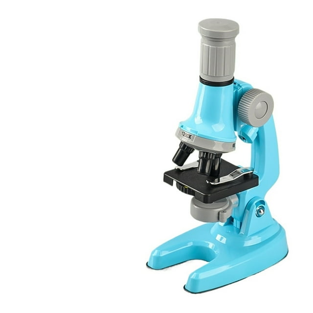 1200X HD Kids Microscope Toy Set, Portable Biological Science Experiment Kit for Primary ,Widely Used