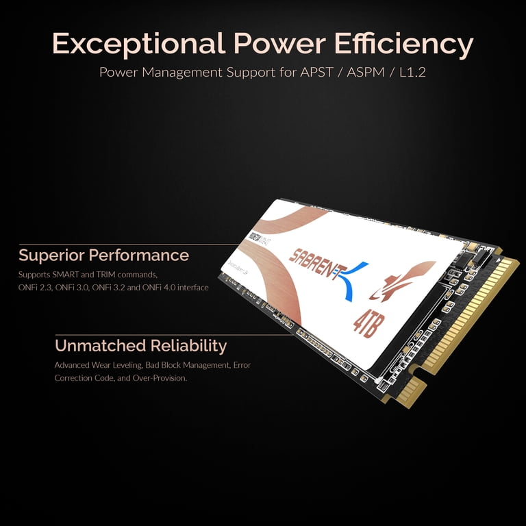 Sabrent Rocket Q4 - SSD - 4 TB - internal - M.2 2280 - PCIe 4.0 x4