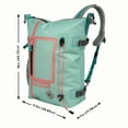thumbnail image 2 of Terrain™ Adventure Waterproof Sling Pack, Sea Breeze & Salmon, 2 of 12