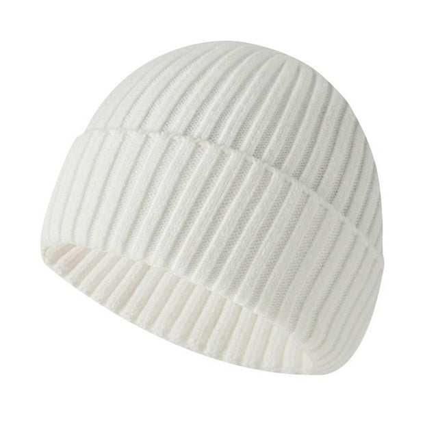 Invierno Cálidos Sombreros de Invierno Para Hombres / Mujeres Gorrijas de Punto Behin Behin Behorie VariDad de Color Borre Extendido Grueso Stratado y el estiramiento Geanie Gorro