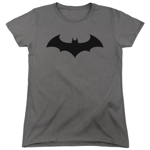 Batman Hush Logo S/S Women's T-Shirt Charcoal