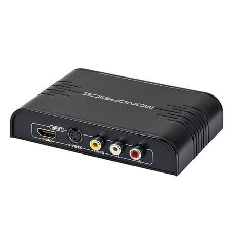 Monoprice 9994 Composite, S-Video, and HDMI to HDMI Converter and Switch with HDMI PAL NTSC