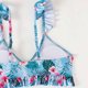 thumbnail image 5 of Trajes de baño para mujer, Trajes de baño para mujer, Traje de baño de tres piezas con tirantes de bikini estampados para mujer, Traje de baño de nailon para mujer, 5 of 9