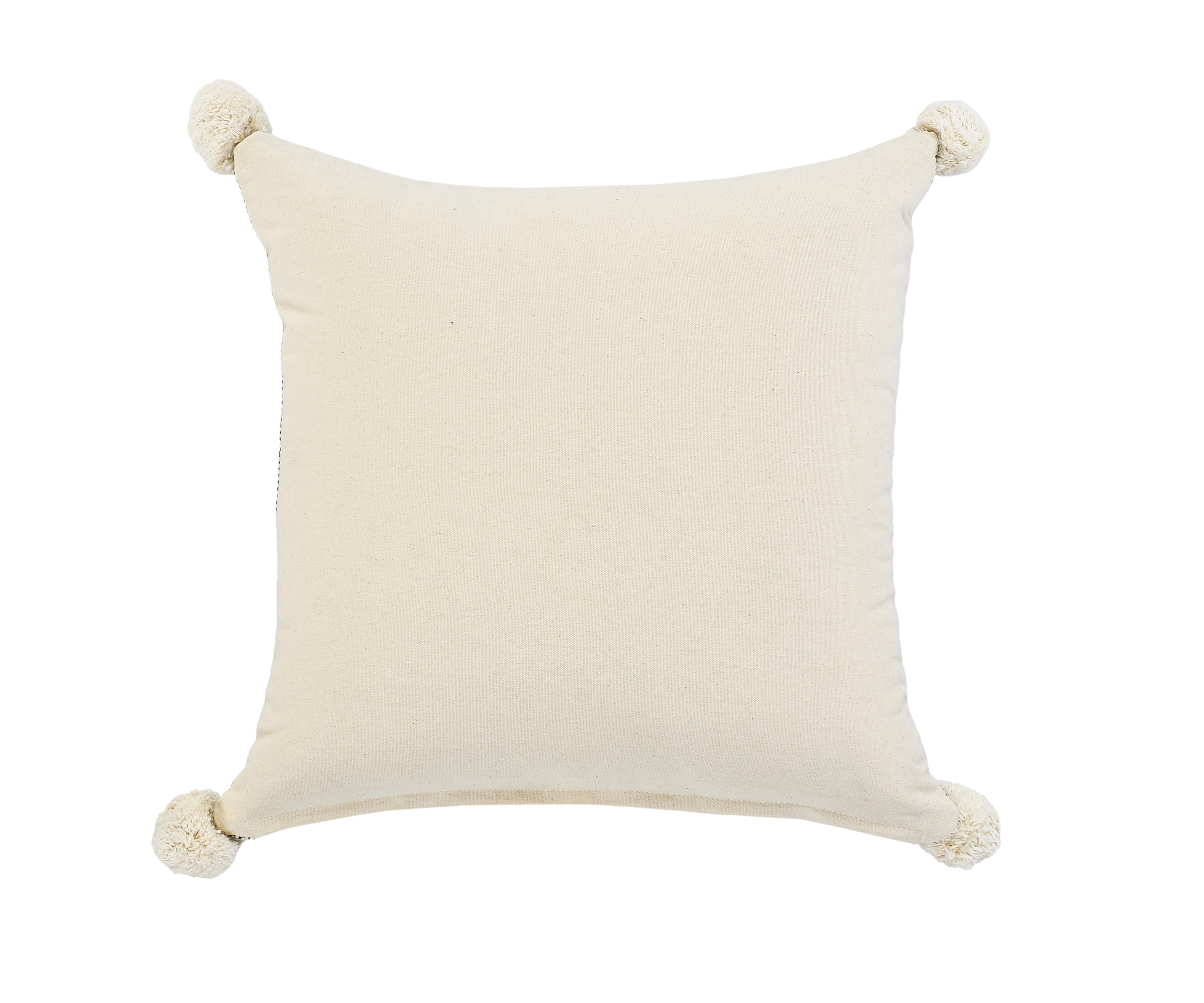 Harlow Hill Aaron 20" x 20" Chevron Cotton Adult Decorative Feather Filled Pillow, Gray/Multicolor
