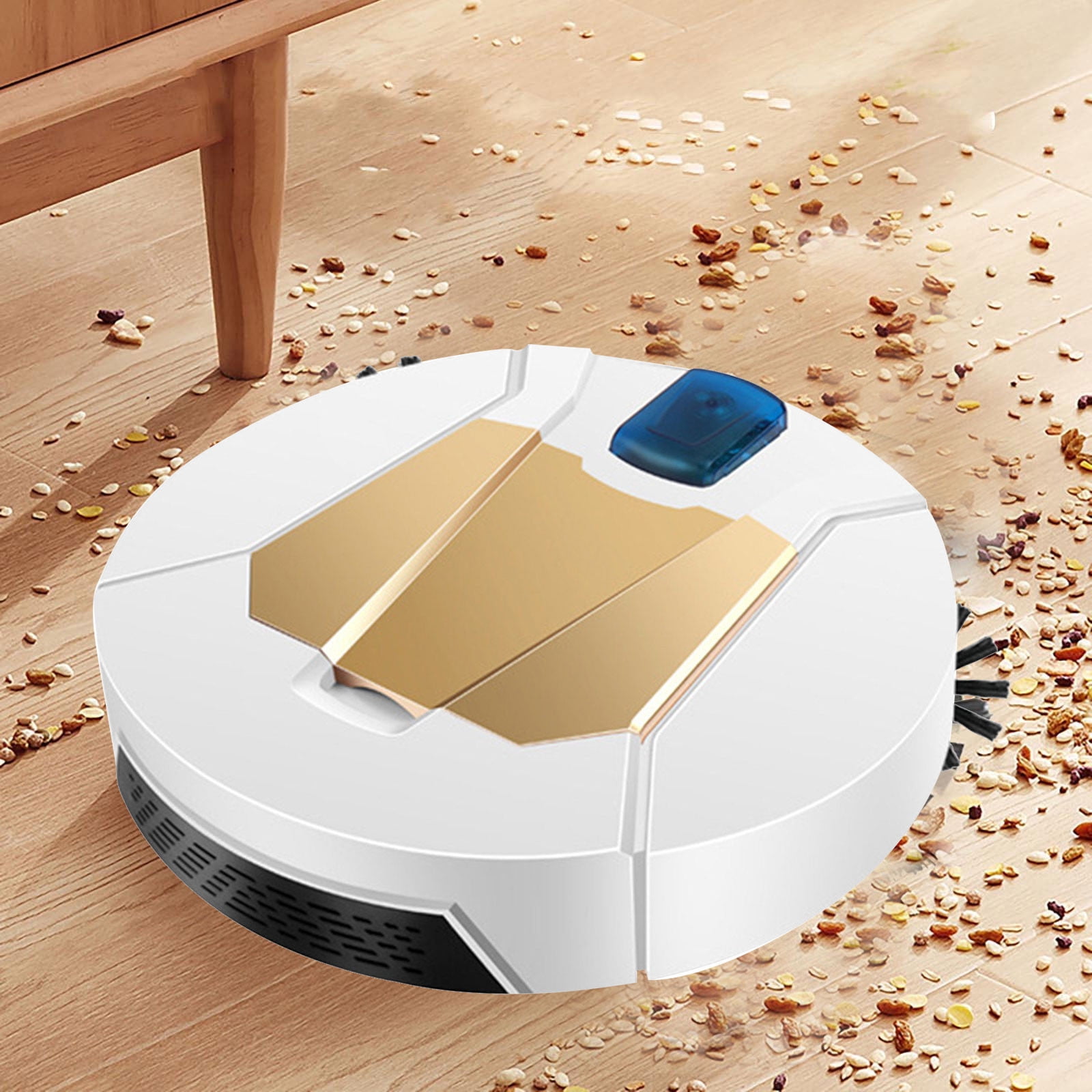 Smart Robot Vacuum Cleaner - 3-in-1 Sweeping, Mopping & Vacuuming, 1500Pa Strong Suction, Low-Noise, Slim 8.5cm Design, Auto Obstacle Avoidance, USB Charging, Includes Accessories