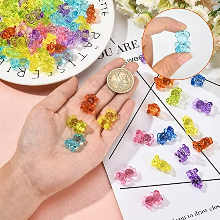 79 PCS Colorful Candy Pendant Charm, Cute Resin Charms for Jewelry Making  with Gummy Bear Charms