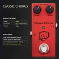 thumbnail image 1 of Portable Guitar Effect Pedal Distortion Delay Chorus Tremolo Digital Overdrive, 1 of 8