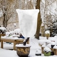 thumbnail image 4 of 4 Pack Plant Covers Freeze Protection 24X 32In Winter Cold Weather Frost Protection Blanket with Drawstring for Outdoor, 4 of 6