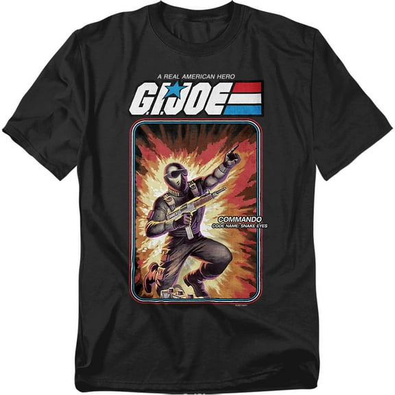 G.I. Joe T-Shirt Snake Eyes Card Unisex Graphic Tee For Men & Women