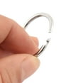 thumbnail image 2 of REGALWOVEN 50pcs BBook Office Loose Leaf Binder Hinge Snap Ring Keyring 20mm Diameter, 2 of 4