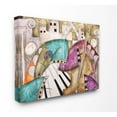 thumbnail image 2 of Stupell Industries Colorful Geometry Abstract Jazz Band Painting Canvas Wall Art by Eric Waugh, 2 of 5