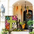 thumbnail image 6 of Easter Religious Garden Flag Flower Cross, Home Decorative Faith House Yard Flag, Floral Garden Yard Decorations, Butterfly Daisies Seasonal Outdoor Flag 12 x 18, 6 of 6