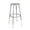 Grey, variant on Hampden Furnishings Felix Collection Height Adjustable 25-33 Inch Steel Stool, Grey, AssemblyReady
