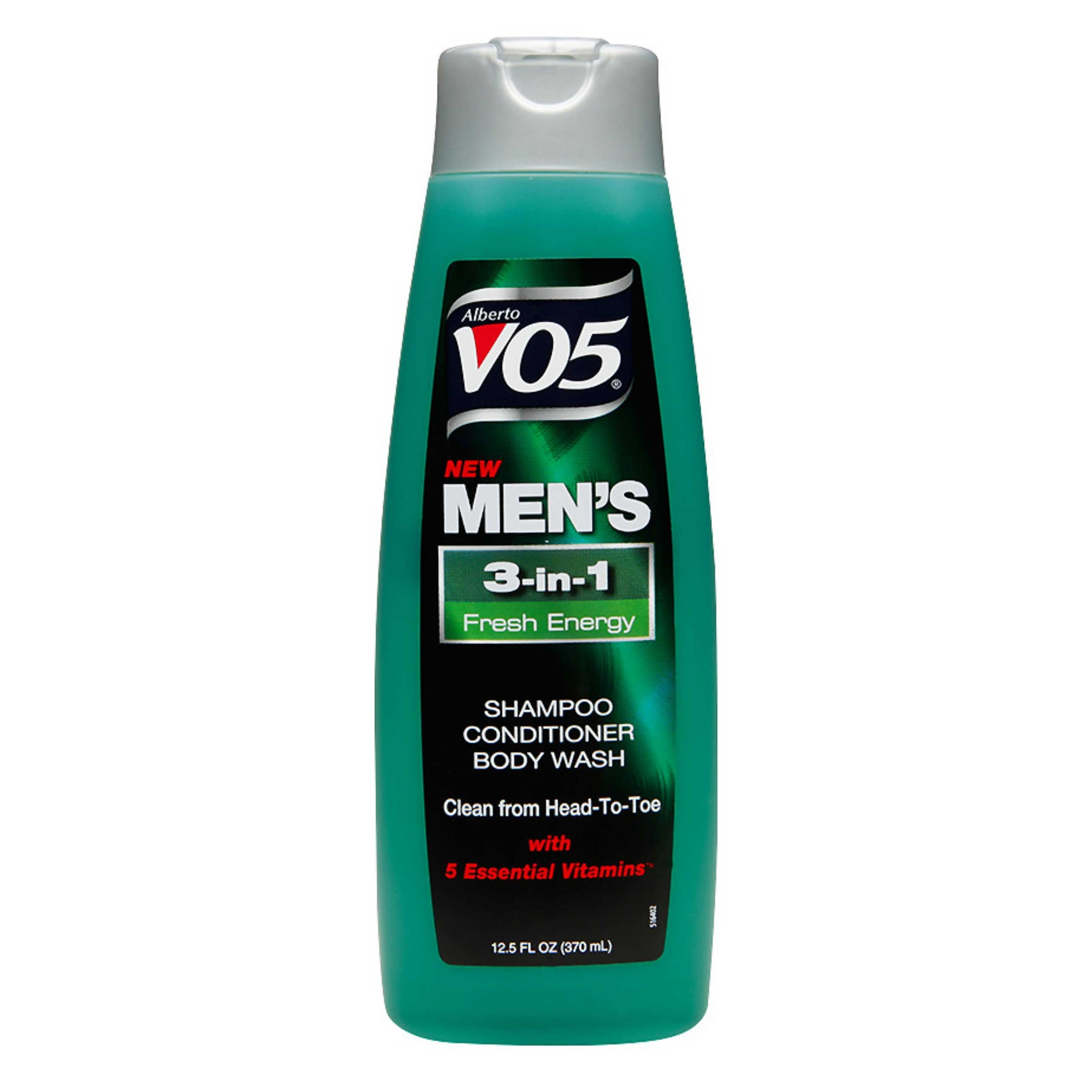 Alberto V05 Men's 3 In 1 Shampoo Conditioner Body Wash Fresh Energy 12.