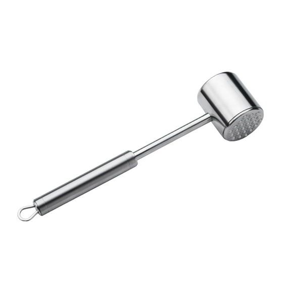 Stainless Steel Meat Tenderizing Tool for Kitchen - Heavy Duty 304 Stainless Steel Meat Pounder for Steak and Beef with Construction