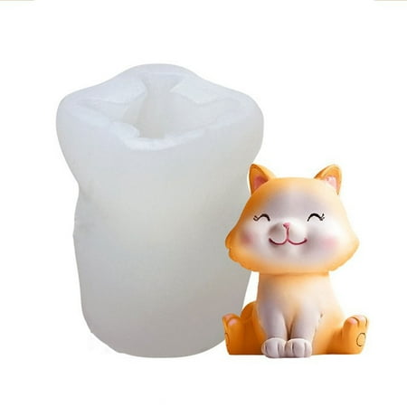 

for Cat Shape Silicone Mold Fondant Moulds Mousse Mould Chocolate Molds DIY Candle Epoxy Resin Cake Decoration Silicone
