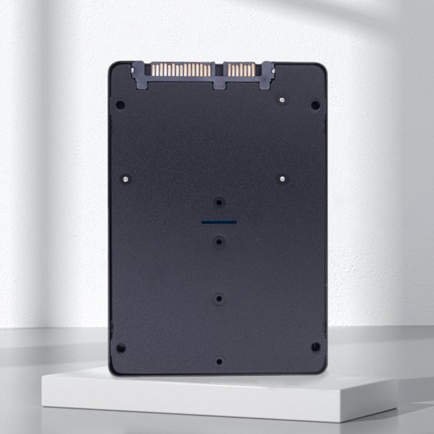 Ssd Caso Caja de disco duro NGFF a SATA3 M.2 de 2,5 pulgadas para computadora portátil (M.2 a SATA de 7 mm)