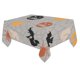 thumbnail image 2 of ABPHQTO Juego de mantel de calabaza de encaje de telaraña de Halloween 150x210 cm cubierta de mantel de mesa de escritorio de araña de calavera de casa embrujada, 2 of 3