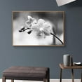 thumbnail image 3 of wall26 Floating Framed Canvas Wall Art for Living Room, Bedroom Black Flower Canvas Prints for Home Decoration Ready to Hang - 16x24 inches, 3 of 4