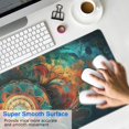 thumbnail image 6 of Rectangle Boho Style Mandala Mouse Mat, Gothic Cool Mousepad with Design, Large Non-Slip Rubber Gaming Mouse Pad with Stitched Edges, Office Mouse Pad for Women Men Kids, 31.5x11.8in, 6 of 7