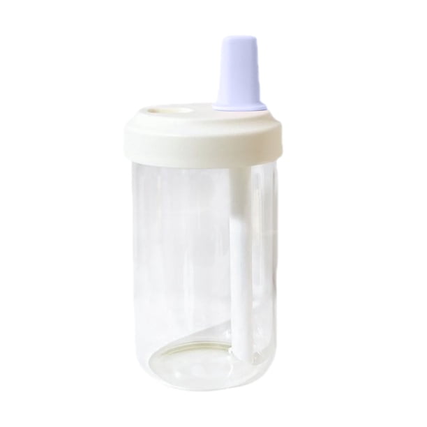Taza Con Pajita Para Té Con Leche Taza De Té Transparente Portátil Taza De Café Helado Con Tapa, Reutilizable, De Plástico Y Gran Capacidad Taza A Prueba De Fugas Adecuada Para La Escuela, Viaje