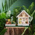 thumbnail image 5 of Flower House Mini Building Block Set City Street View Greenhouse Building Blocks Model Kits Birthday Gifts for Children, 5 of 7