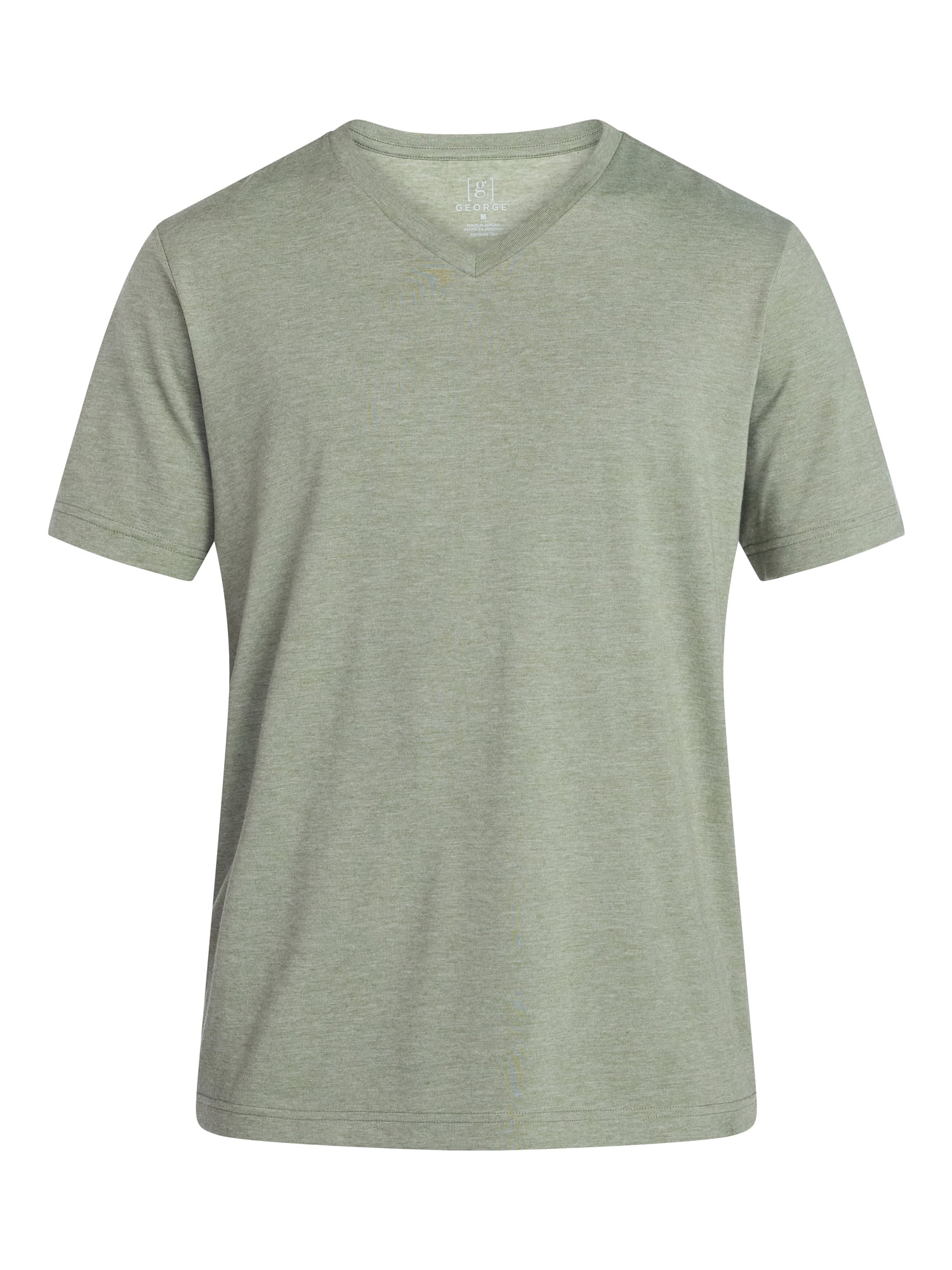 George Men's & Big Men's Relaxed Fit Short Sleeve V-Neck Tee, Sizes S-3XL