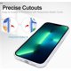 thumbnail image 4 of Para iPhone 13 Pro Funda transparente, no amarillenta para iPhone 13 Pro 2021 (6,1 pulgadas) con cubierta delgada protectora a prueba de golpes, parche azul, 4 of 4