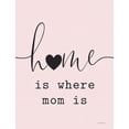 thumbnail image 2 of Lettered and Lined 25x32 Black Ornate Wood Framed with Double Matting Museum Art Print Titled - Home is Where Mom Is, 2 of 4