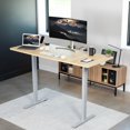 thumbnail image 2 of Escritorio de pie VIVO Electric DESK-KIT-1G7C Madera clara/Gris, 2 of 9