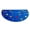 Color Spots, variant on KidCarpet.com Color Spots Semicircle Area Rug, 12' x 6', Multi on Blue, Colorful Polka Dot with Blue Background Area Rug for Classroom | School Rugs for Children | Kids Playroom Rug