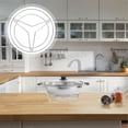 thumbnail image 1 of YSNOOWE Soporte De Cocina De Acero Inoxidable Para Cocción Y Vapor Uso Doméstico Plata, 1 of 8
