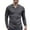 Dark Gray, variant on ZCFZJW Mens Soft Cotton Henley T-Shirts Dress Long Sleeve Basic Slim Fit Athletic Tees Tops Casual Collarless Quarter Button Pullover Navy XXL